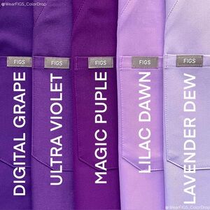 FIGS MAGIC PURPLE SCRUB SET